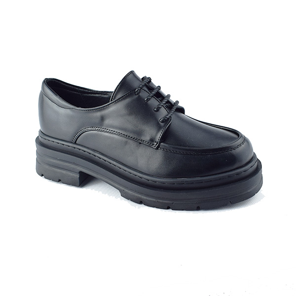 Chaussure pour femme 170-1 noir matte ..........   derbie et chaussure femme Maroc